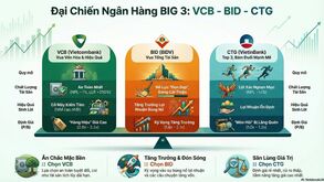 TAM QUỐC DIỄN NGHĨA NGÂN HÀNG VIỆT: VCB - BID - CTG