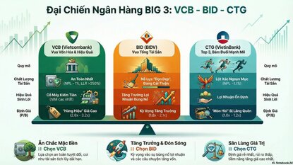 TAM QUỐC DIỄN NGHĨA NGÂN HÀNG VIỆT: VCB - BID - CTG