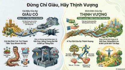 KHÔNG CHỈ GIÀU, HÃY THỊNH VƯỢNG