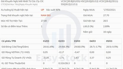 TPB - Lợi nhuận lãi thuần 2021 dự phóng cao hơn bù đắp cho mức giảm từ hoạt động ngoài lãi