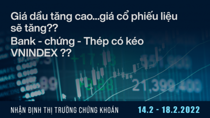 Thị trường chứng khoán tuần 14 - 18/02/2022: BSR, PLX, OIL, GAS, HPG, HSG, NKG, BID, ACB, TCB, STB..