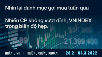 Thị trường chứng khoán tuần 28/02-04/03/2022 - VNINDEX chưa sáng, DXG, DXS, PLX, PET, PVT, CEO.v.v..