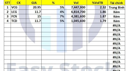 Danh mục chứng khoán 18/07/2022